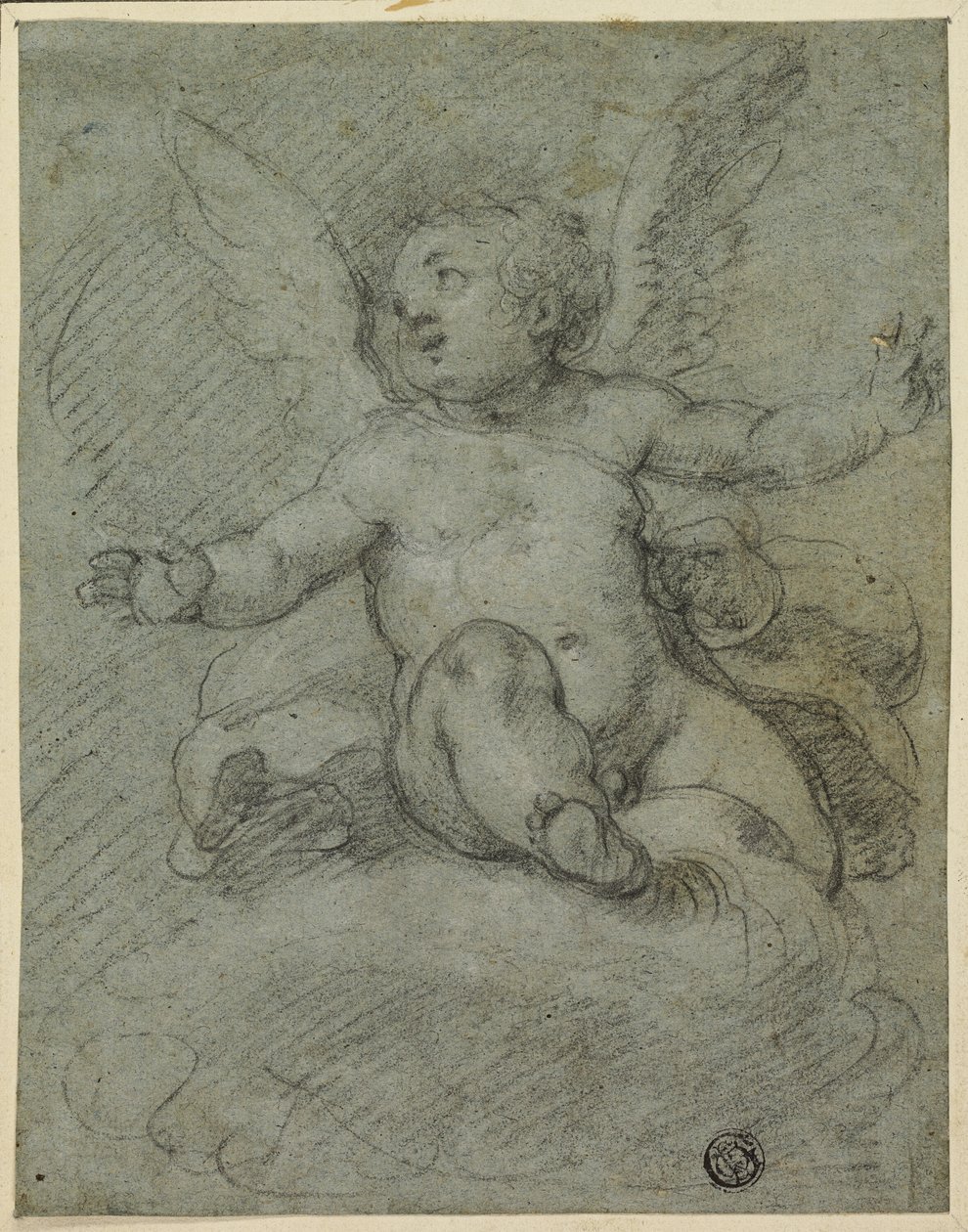 Putto Seated on Clouds by Denys Calvaert