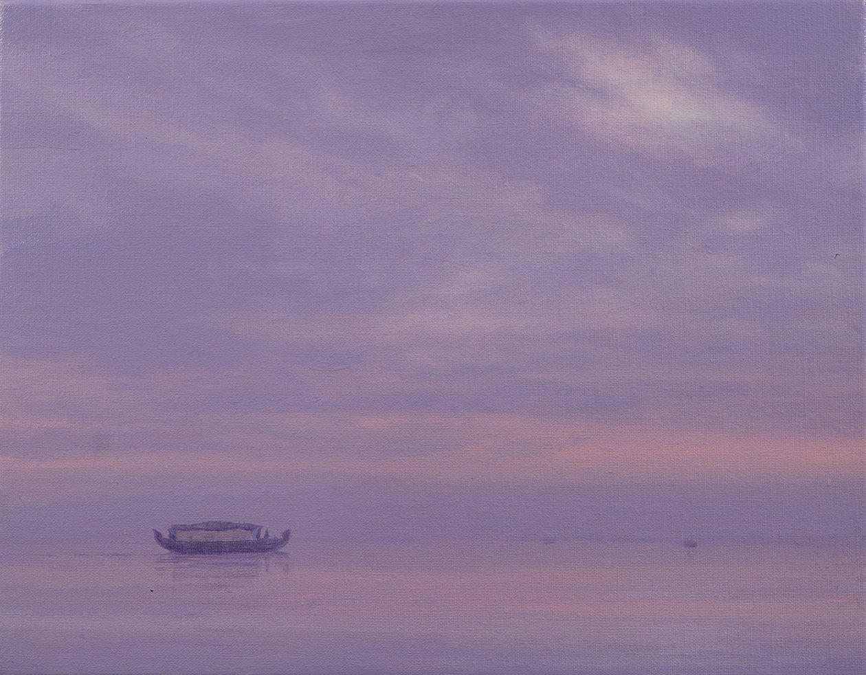 Fishing Boat on Vembanad Lake, Kerala by Derek Hare