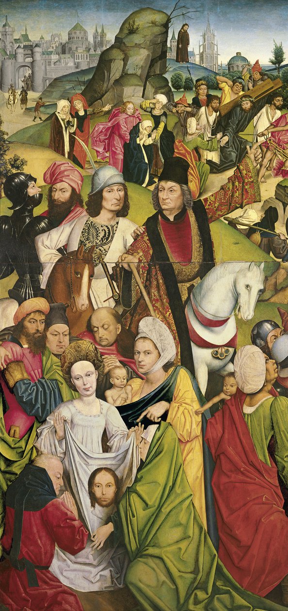Saint Veronica and a Group of Knights by Derick Baegert