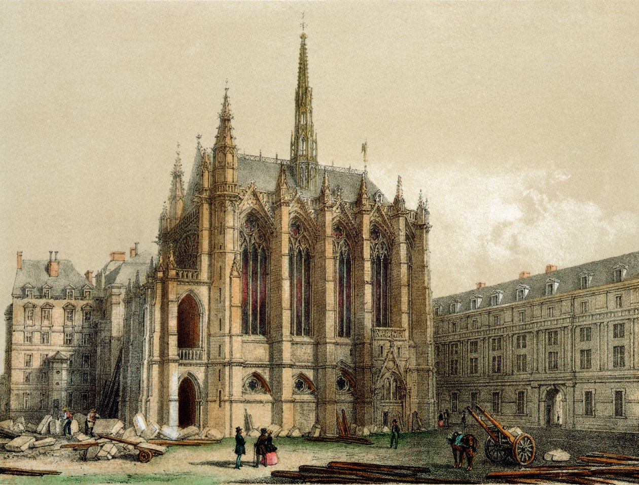 La Sainte Chapelle, Paris by Deroy