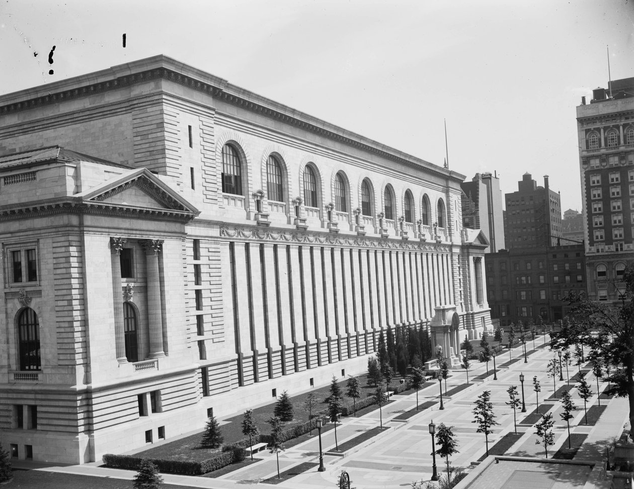 New York Public Library by Detroit Publishing Co.