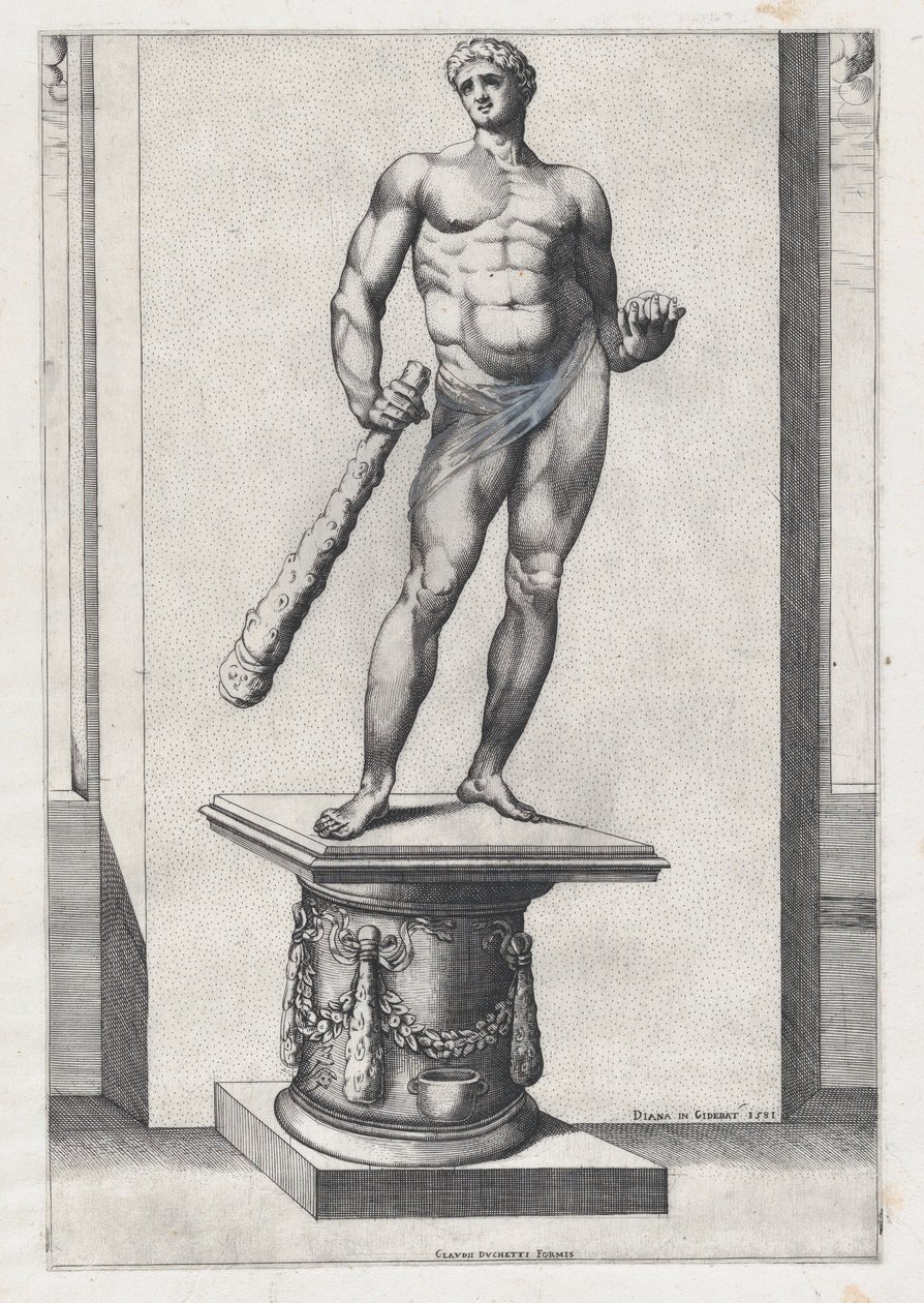 Speculum Romanae Magnificentiae: Hercules with the apples of the Hesperides by Diana Mantuana