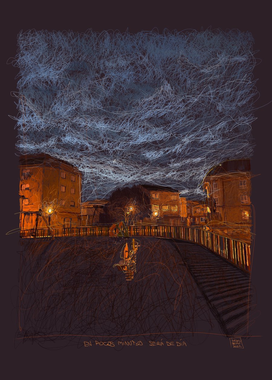 In a Few Minutes It Will Be Day, 2022 by Diego Beyro