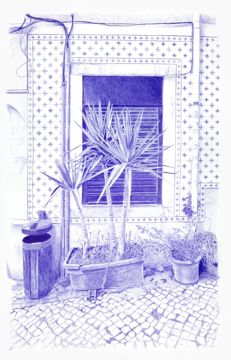 Blue Corner in Lisbon, 2024 by Diego Beyro