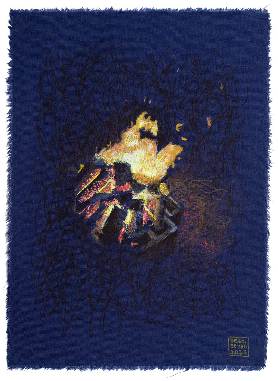 Close Fire Before Fireworks, 2025 by Diego Beyro