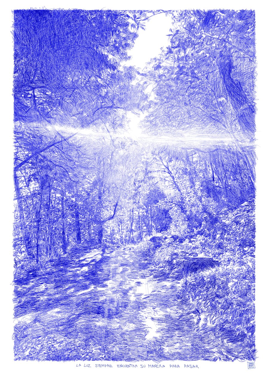 The Light Finds, 2023 by Diego Beyro