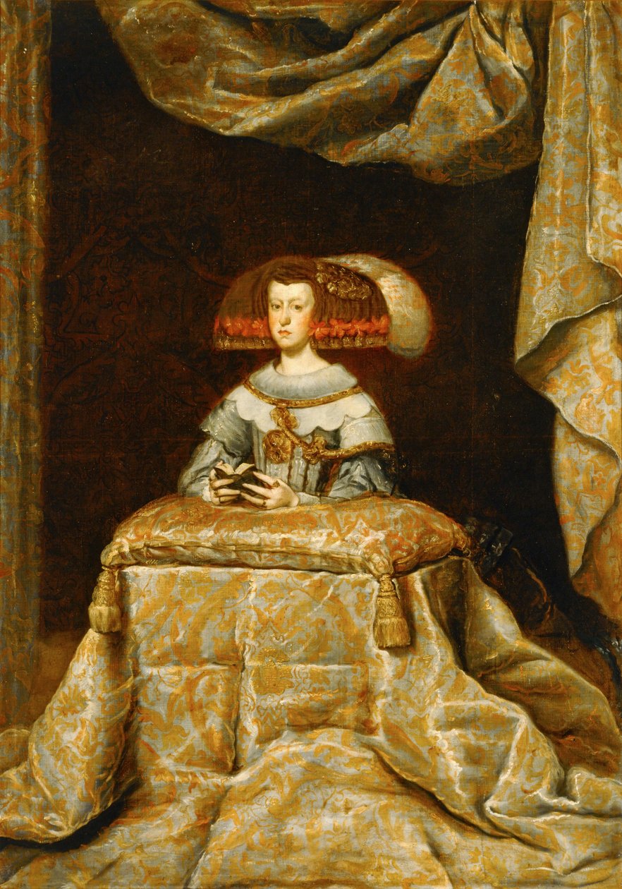 Maria Anna of Austria by Diego Rodriguez de Silva y Velazquez