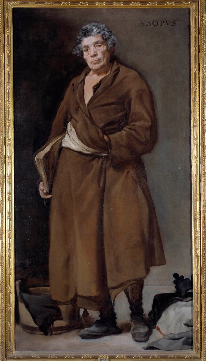Portrait of the Greek Writer Aesop by Diego Velázquez
