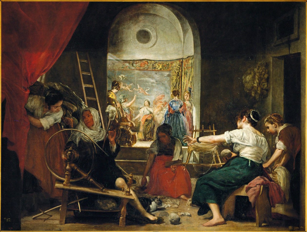 The Tapestry Weavers or The Fable of Arachne by Diego Rodriguez de Silva y Velazquez