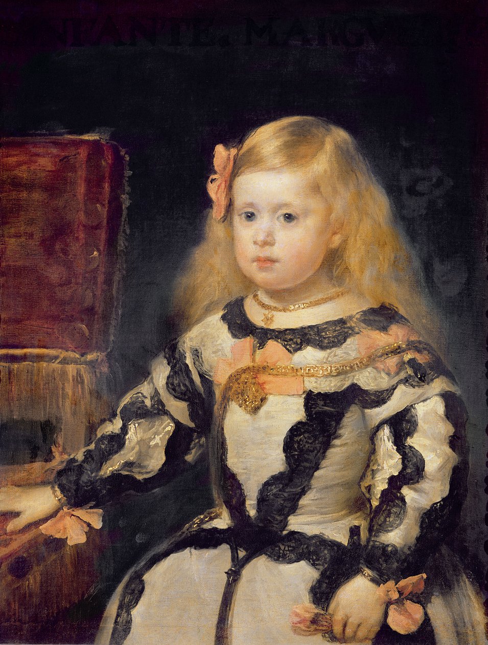 Portrait of the Infanta Maria Marguerita by Diego Velázquez