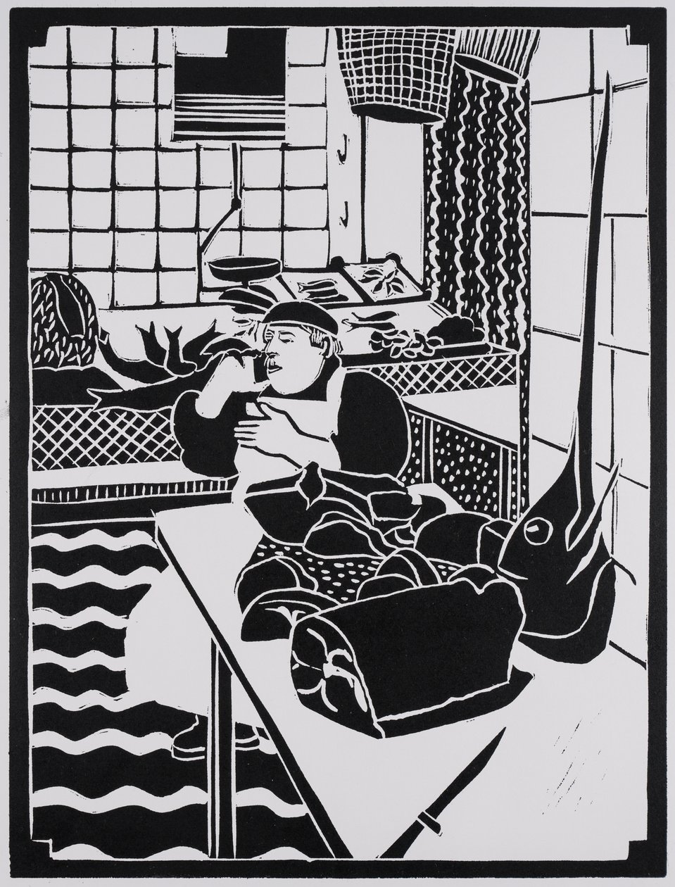 Fish for Sale, Sicily, 2025 by Dione Verulam