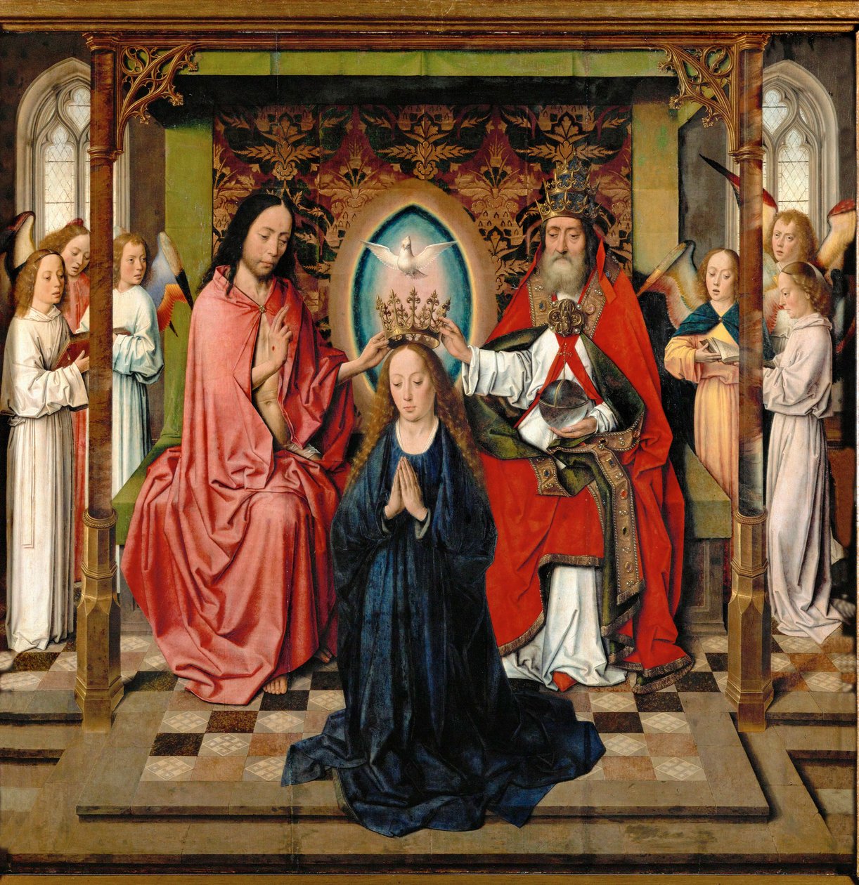 Coronation of the Virgin by Dirck Bouts