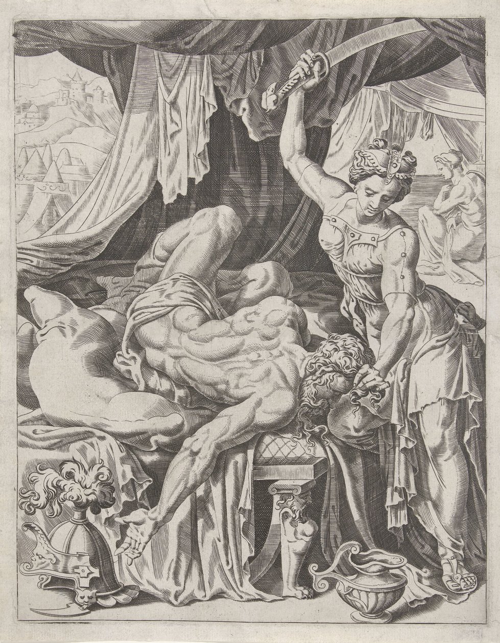 Judith Beheads Holofernes by Dirck Volckertsz. Coornhert