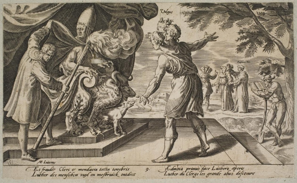 The Moral Decline of the Clergy by Dirck Volckertsz. Coornhert