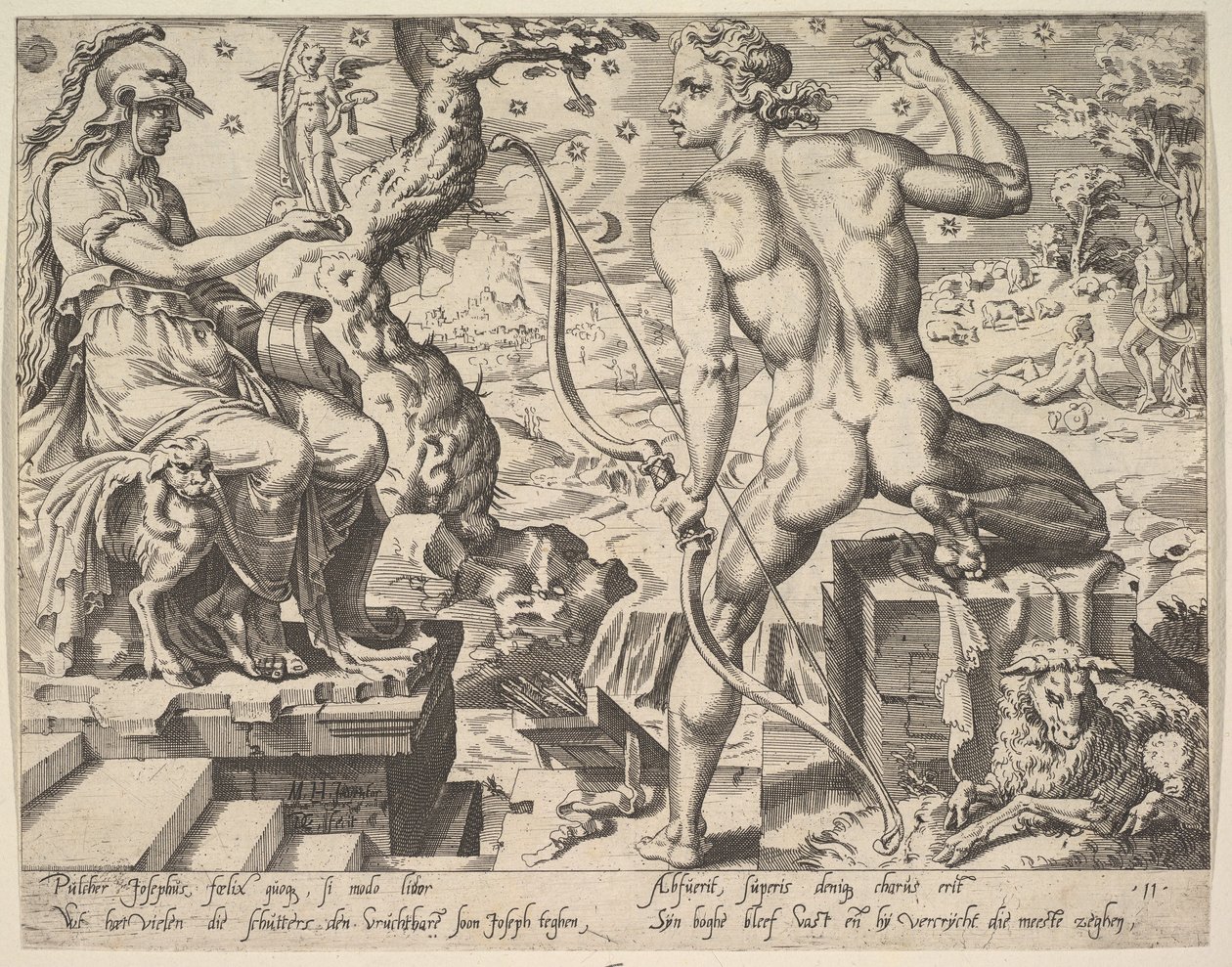 Joseph, from the series The Twelve Patriarchs by Dirck Volkertsen Coornhert