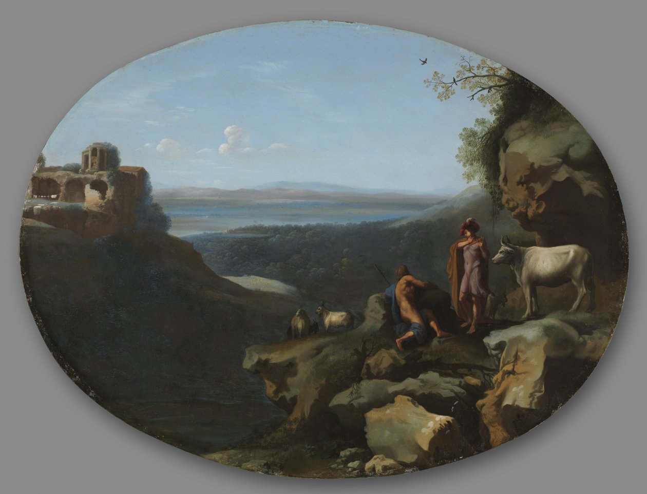Mercury and Argus in a Landscape, c.1635 by Dirck van der Lisse