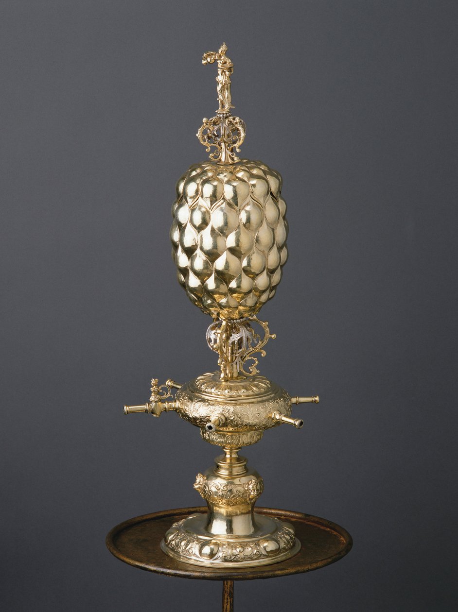 Parcel-gilt trick drinking cup, circa 1630 by Dirich Utermarke