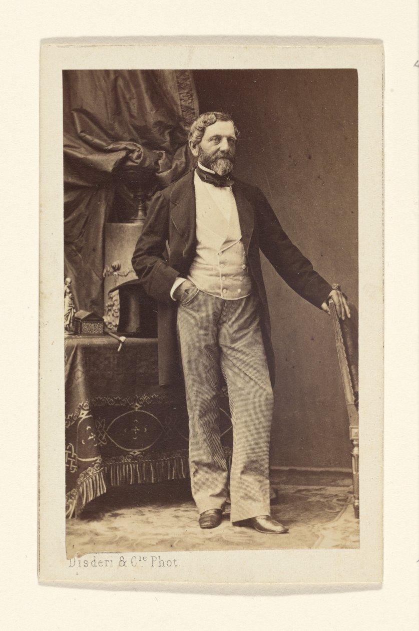 Portrait of a Bearded Man by Disdéri and Cie.