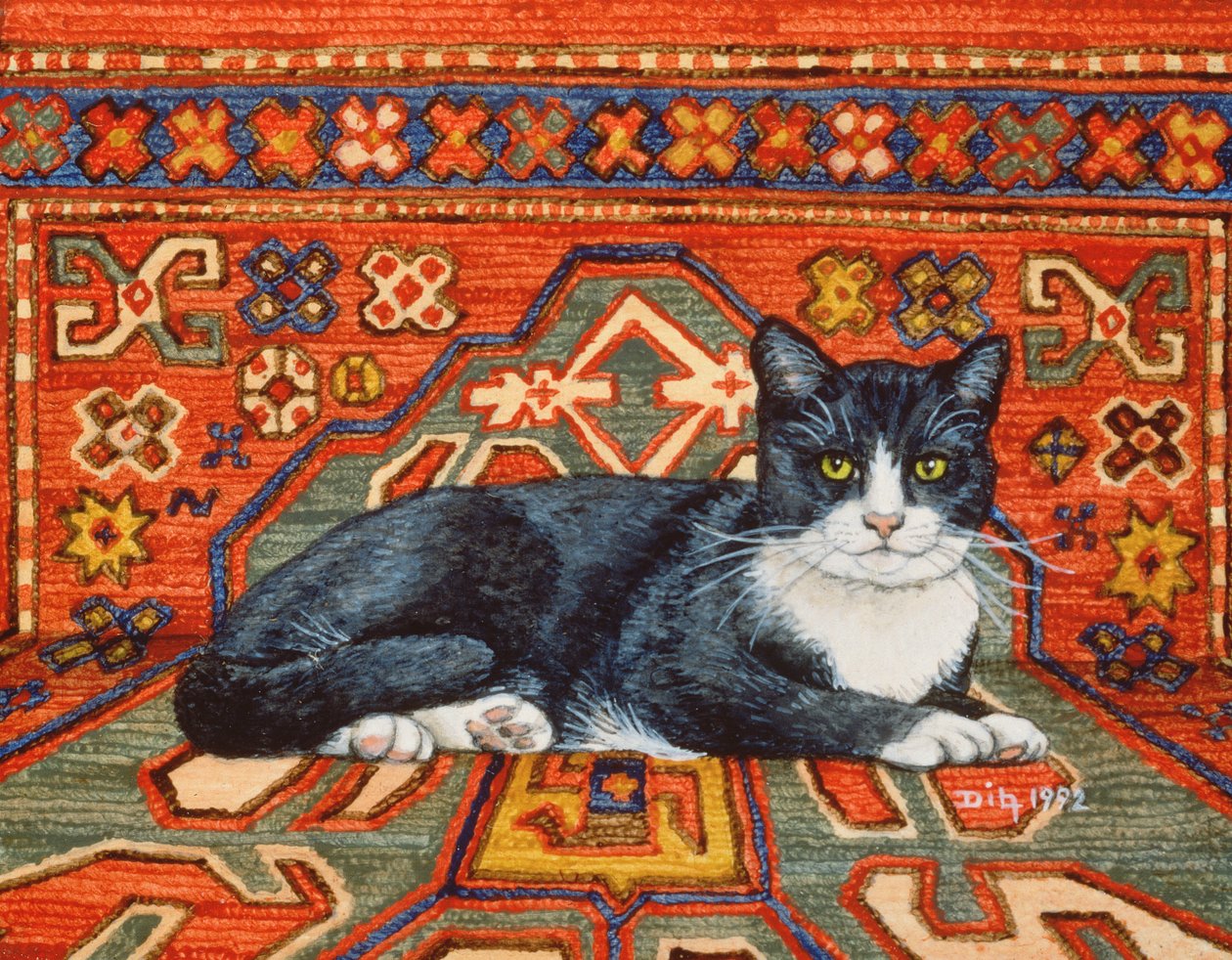 Second Carpet-Cat-Patch, 1992 by Ditz