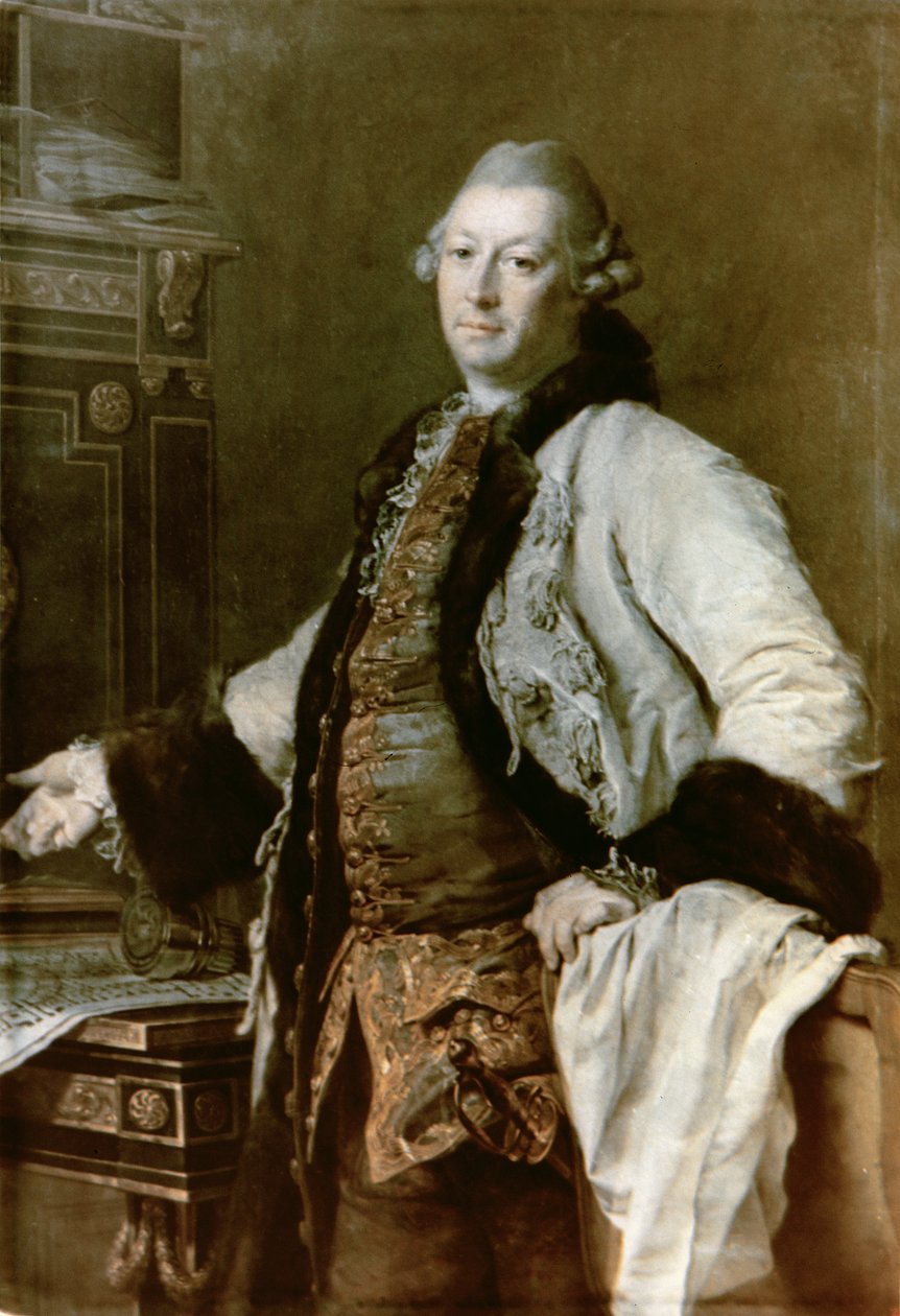 Portrait of Aleksandr Filippovich Kokorinov, Architect, Director and First Rector of the Academy of Arts by Dmitri Grigorievich Levitsky
