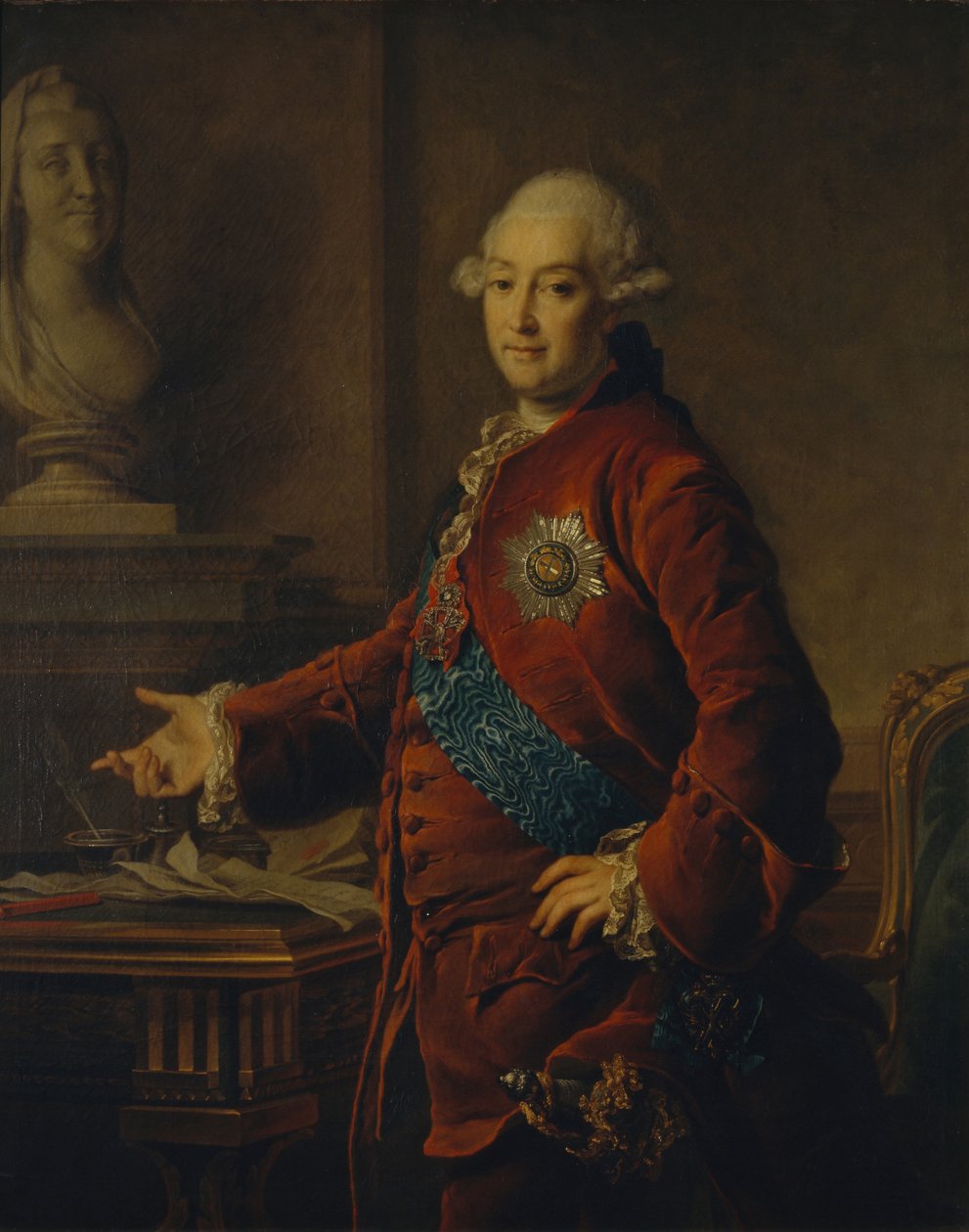 Portrait of Vice-Chancellor Prince Alexander Mikhaylovich Golitsyn by Dmitri Grigorievich Levitsky