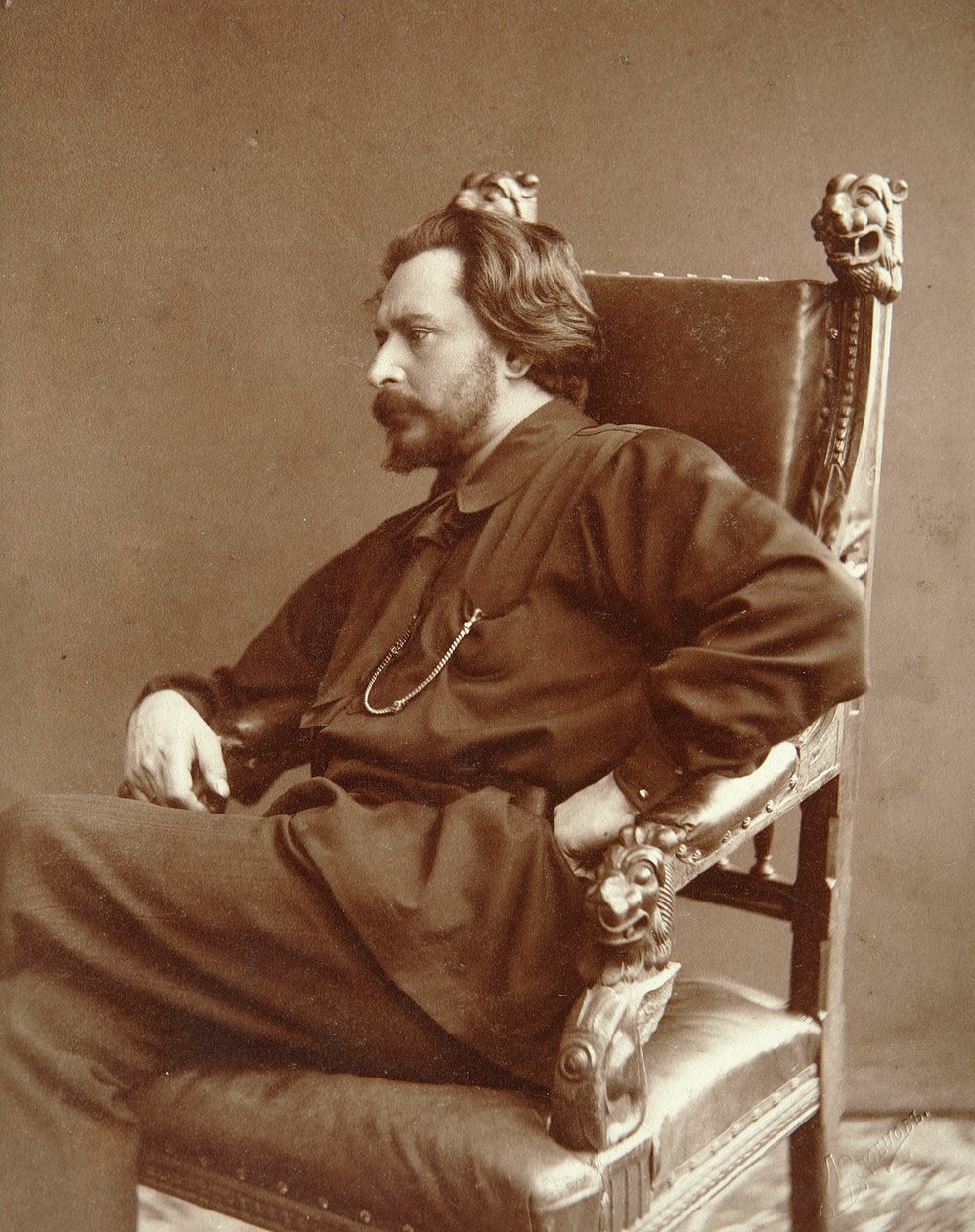 Leonid Andreyev, Russian author by Dmitri Spiridonovich Zdobnov