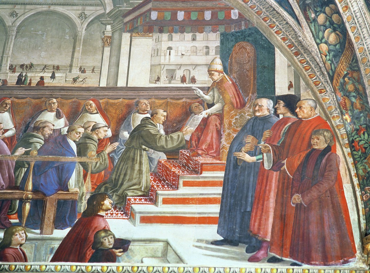Lorenzo de' Medici, Sassetti and his Son with Antonio Pucci, from the ...
