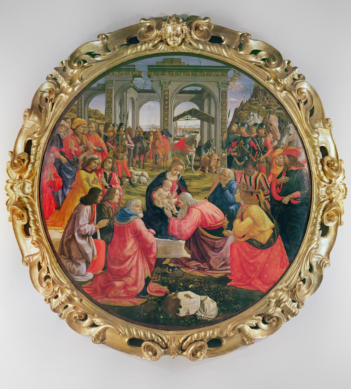 The Adoration of the Magi by Domenico Ghirlandaio