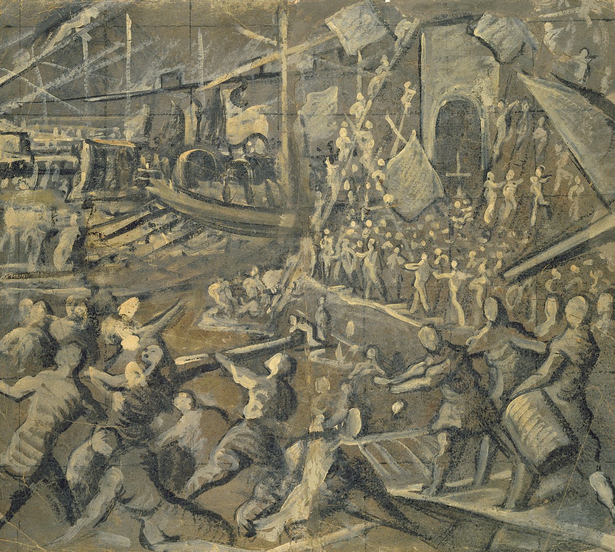 The Conquest of Constantinople by the Venetians in the Year 1204 by Domenico Robusti Tintoretto