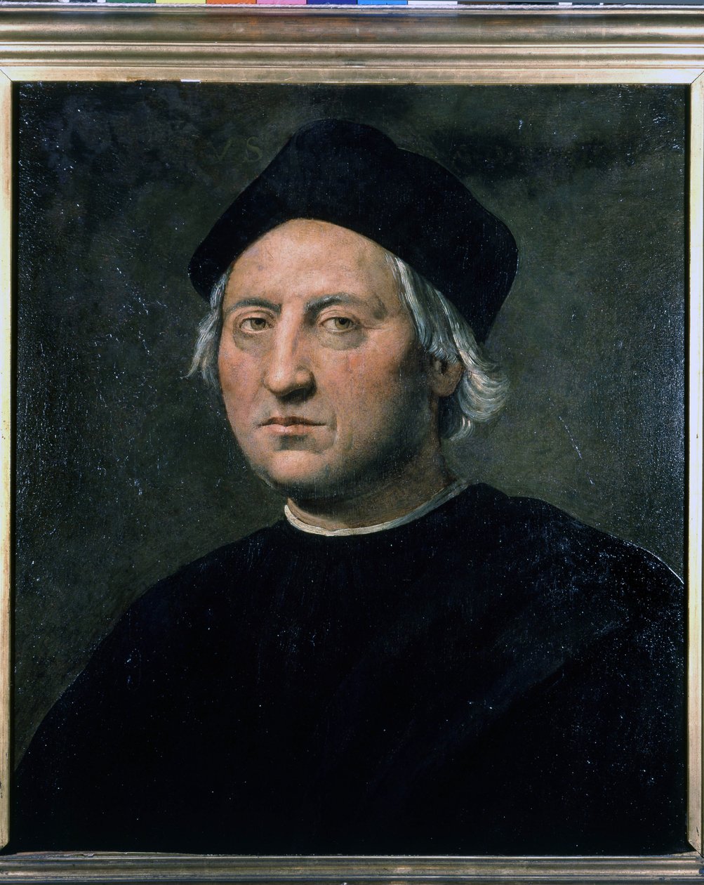 Portrait of Christopher Columbus - attributed to Ghirlandaio, Naval Museum of Genoa by Domenico (attr.to) Ghirlandaio