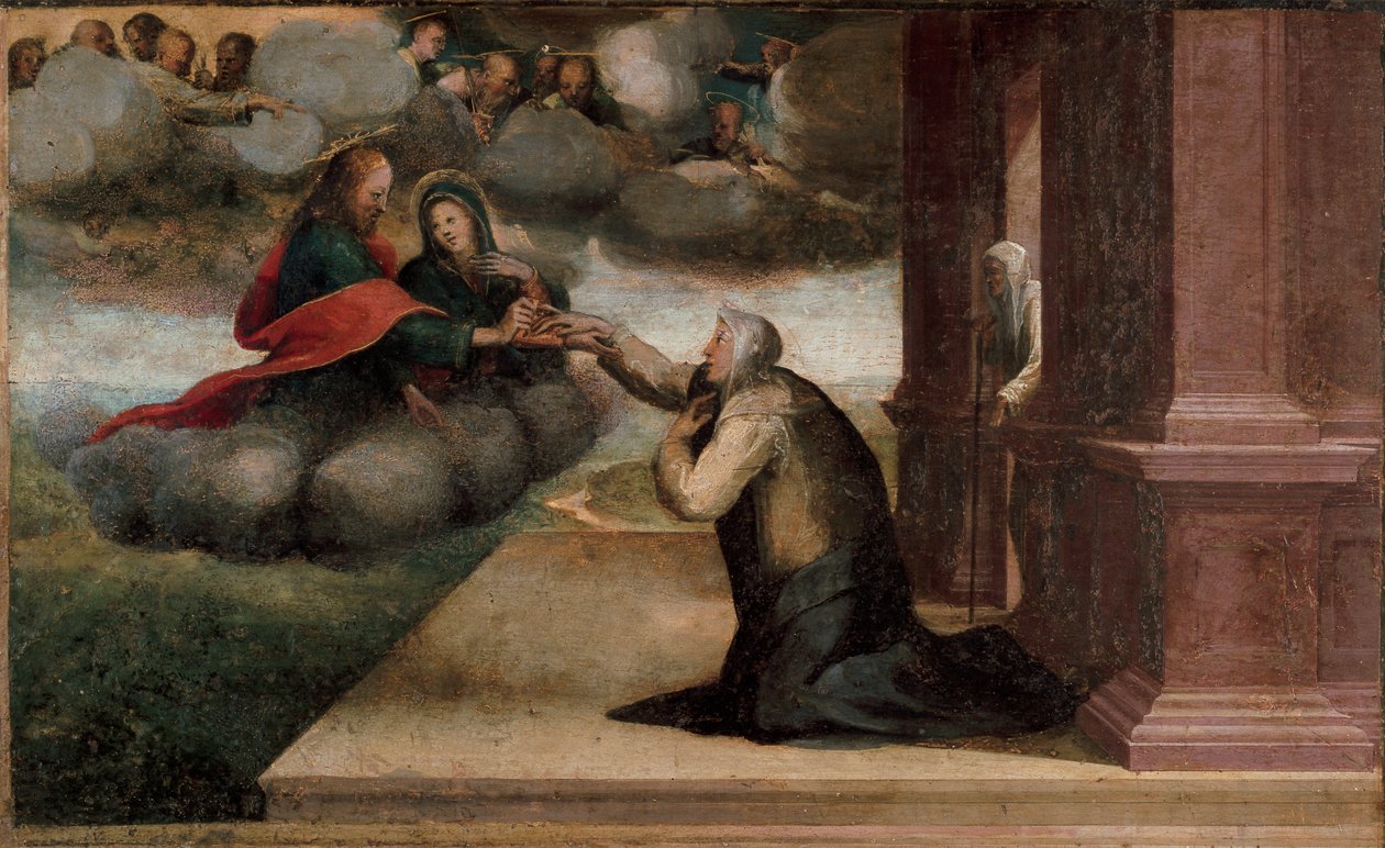 Altarpiece of the Stigmas of St. Catherine (detail) by Domenico Beccafumi