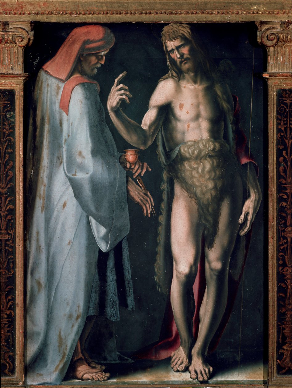 Triptych of the Trinity (Detail) by Domenico Beccafumi