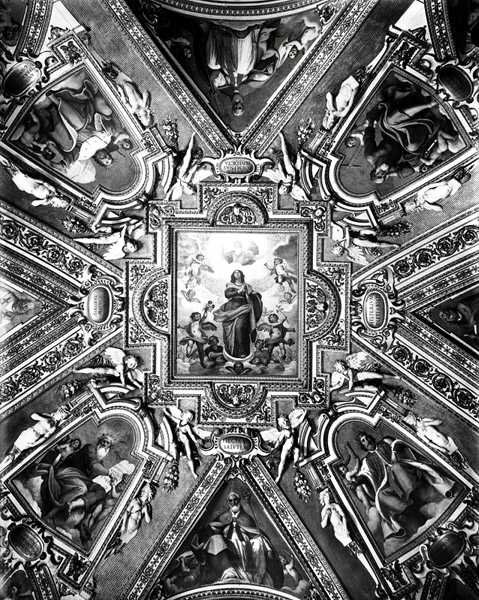 Virgin of the Immaculate Conception with saints and angels, in the Cappella Paolina by Domenico Cresti Passignano