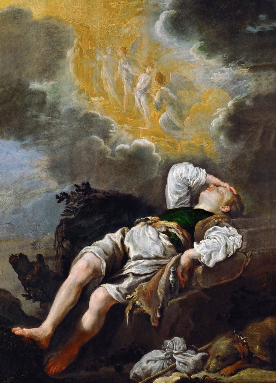 Jacob's Dream by Domenico Fetti or Feti: Fine art print