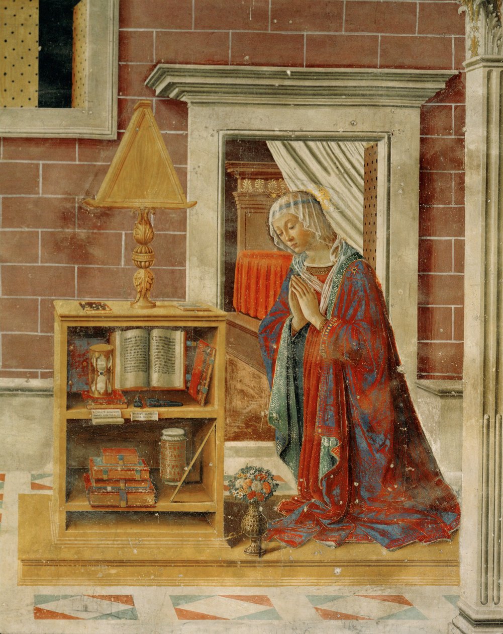 The Annunciation by Domenico Ghirlandaio