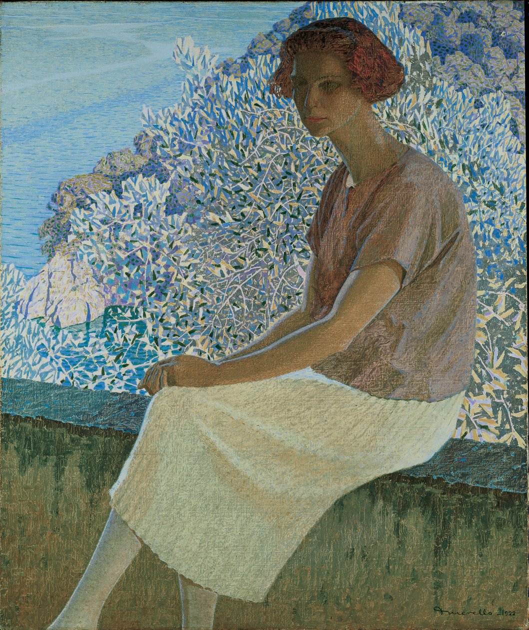 Calma argentea. Portrait of Alma Fidora, 1922 by Domenico Guerello