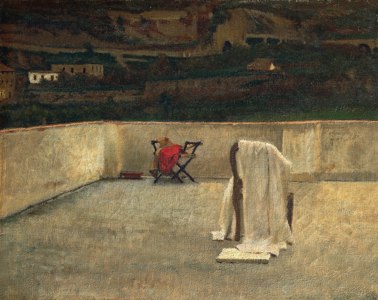 The terrace by Domenico Morelli