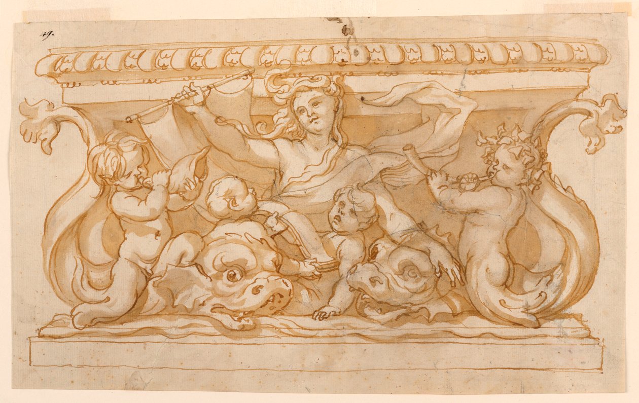Fountain Basin, 1650–75 by Domenico Piola