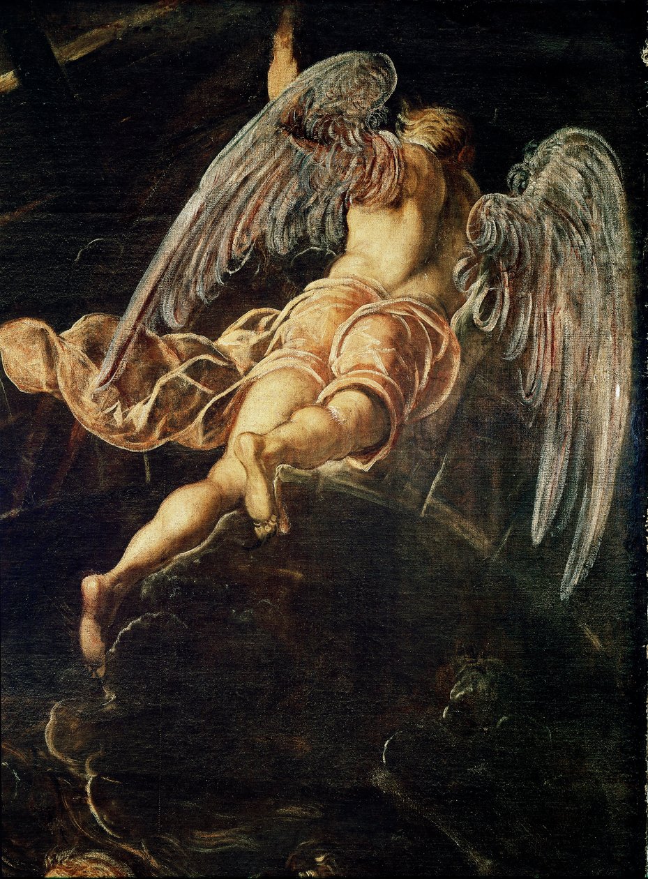 The descent of Jesus Christ to limbo (detail) by Domenico Robusti Tintoretto