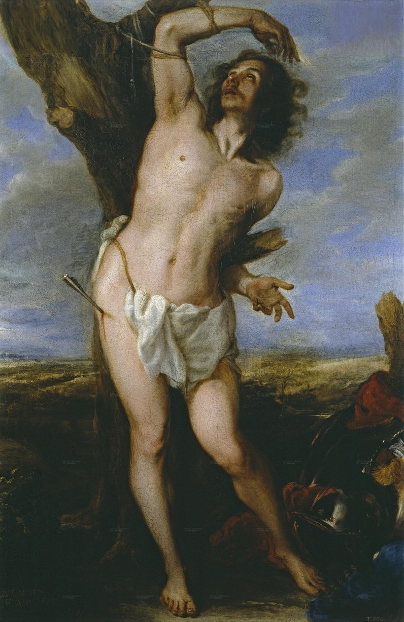 Saint Sebastian by Don Juan Carreno de Miranda