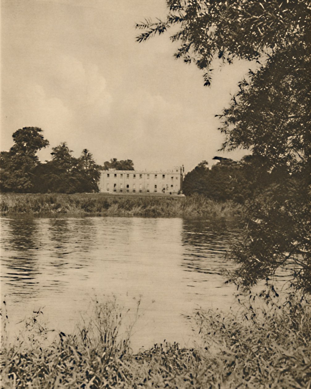 Fair Thames Washes the Reedy Banks by Syon House by Donald McLeish
