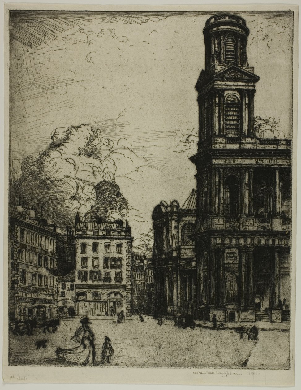 Saint Sulpice, Paris: La Grande Tour by Donald Shaw MacLaughlan