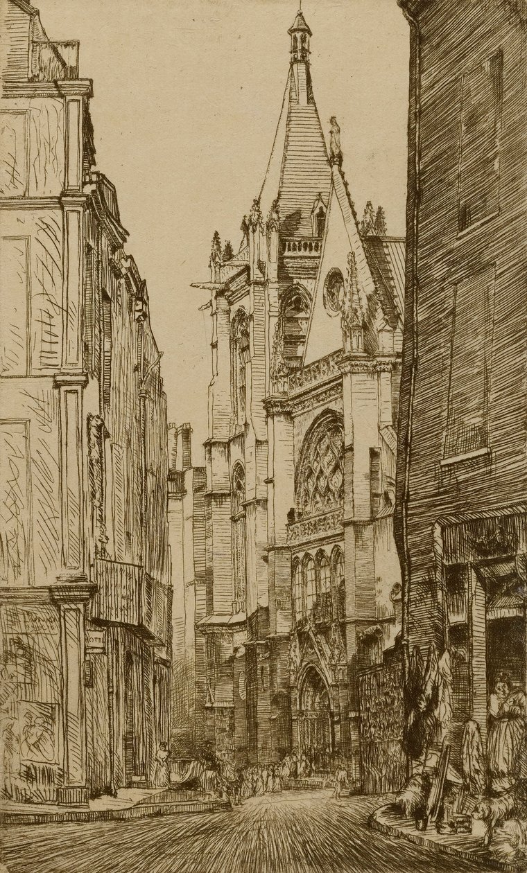 St. Severin, Paris by Donald Shaw MacLaughlan