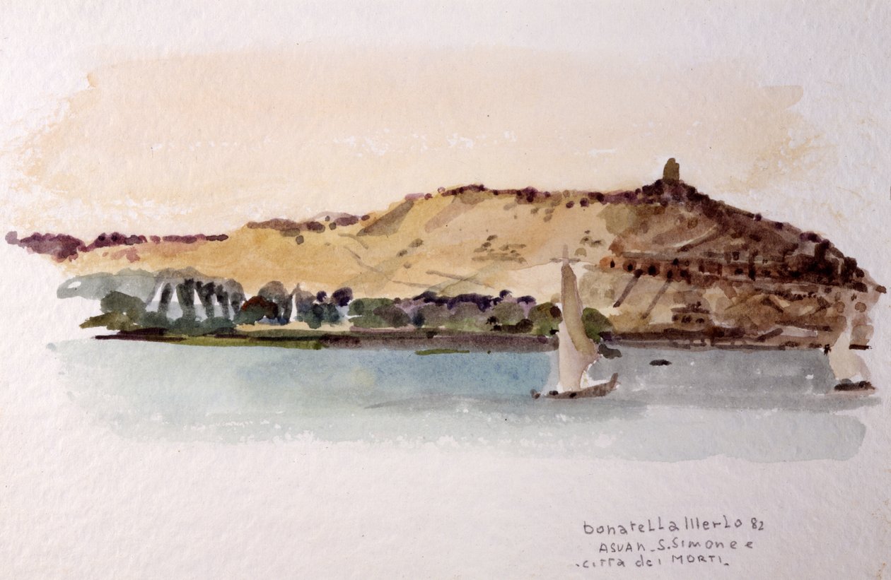 Aswan, Monastery of St. Simeon and the City of the Dead by Donatella Merlo