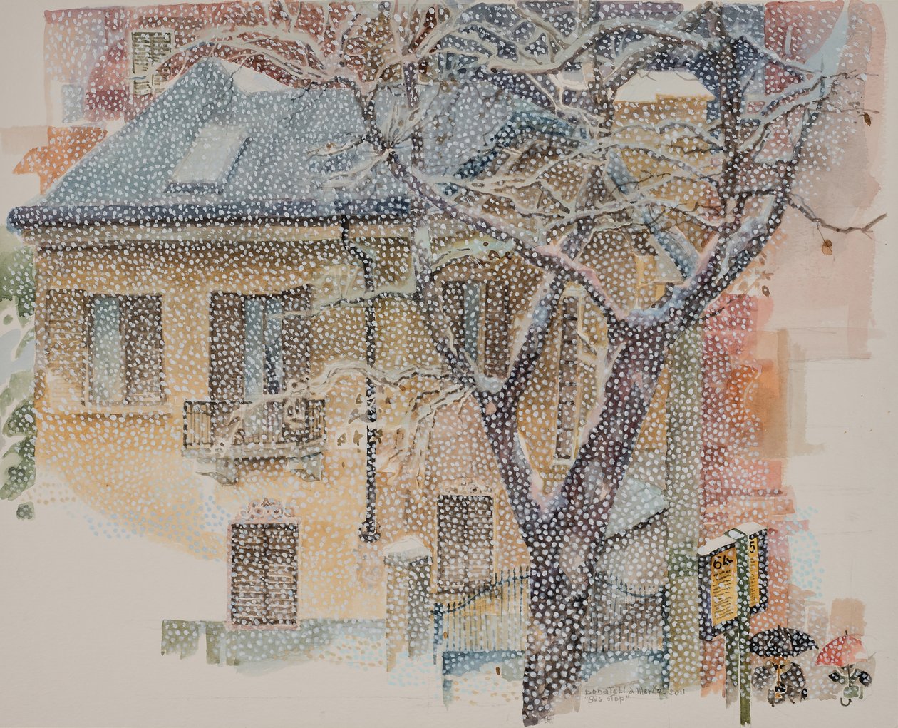 Bus Stop, 2011 by Donatella Merlo