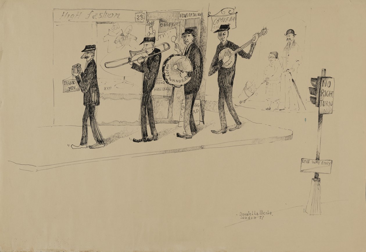 Peddlers or The Marching Band by Donatella Merlo