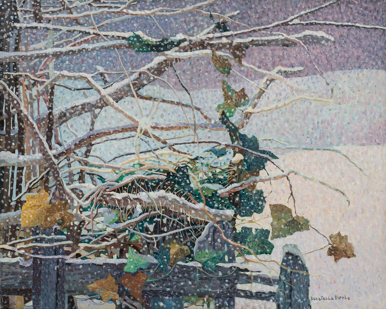 Snow Falls, c.1987 by Donatella Merlo
