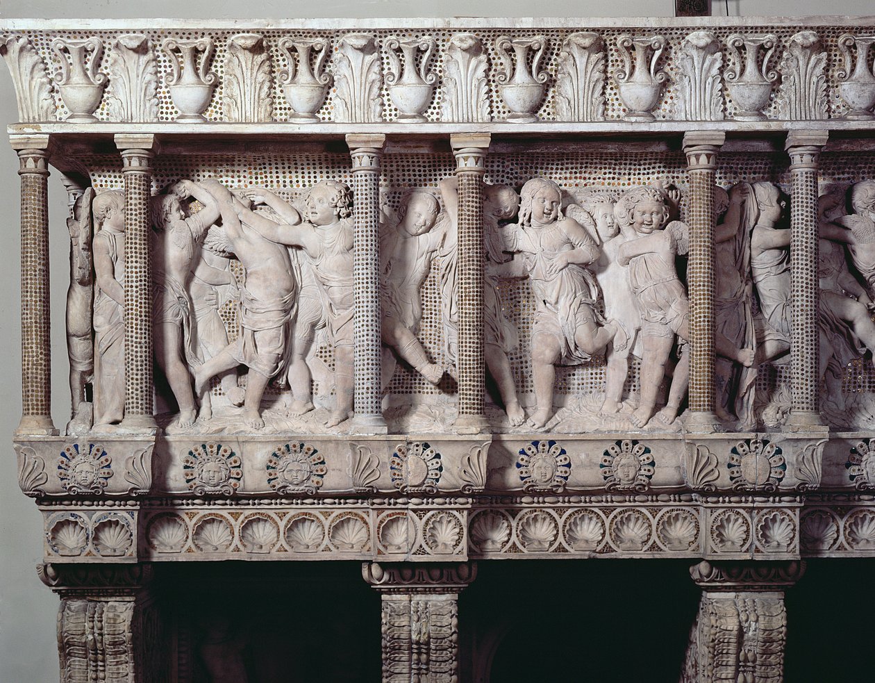 Detail from the Cantoria, c.1433-39 by Donatello