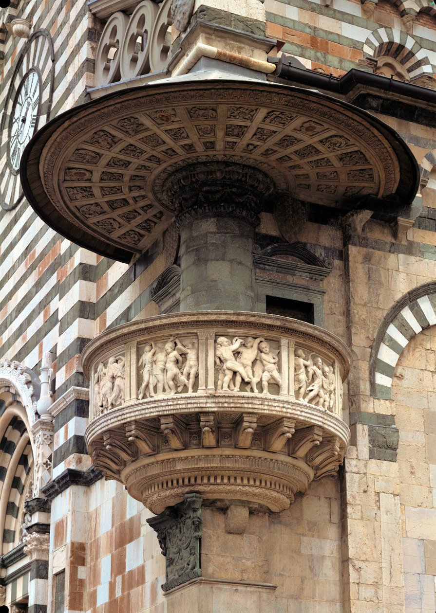 Pulpit on the Outside of the Cathedral of Prato by Donatello