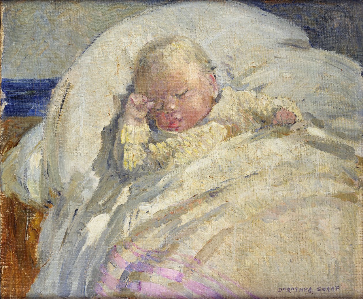 A Sleeping Baby by Dorothea Sharp